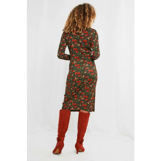 Joe Browns Fabulously Festive Wrap Dress For Female 6 Joe Browns Fabulously Festive Wrap Dress For Female - Image 4