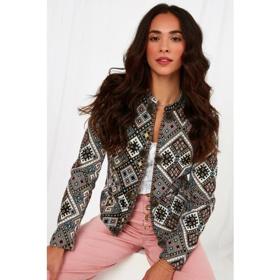 Joe Browns Joyful Jacquard Jacket For Female 3 Joe Browns Joyful Jacquard Jacket For Female