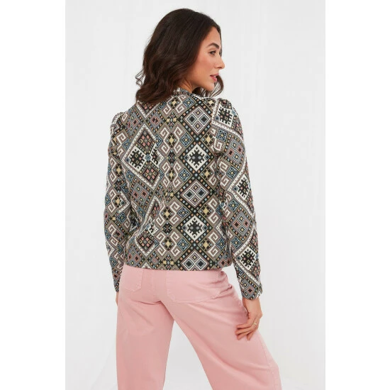 Joe Browns Joyful Jacquard Jacket For Female 6 Joe Browns Joyful Jacquard Jacket For Female - Image 4