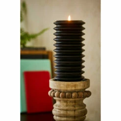 Joe Browns Chunky Ribbed Pillar Candle For Unisex