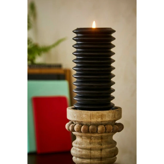 Joe Browns Chunky Ribbed Pillar Candle For Unisex 3 Joe Browns Chunky Ribbed Pillar Candle For Unisex