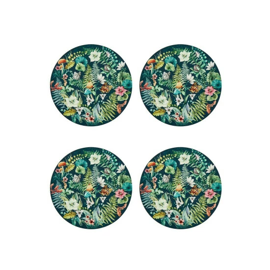 Joe Browns Set Of 4 Fabulous Forest Floral Round Placemats For Unisex 4 Joe Browns Set Of 4 Fabulous Forest Floral Round Placemats For Unisex - Image 2