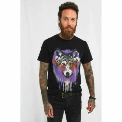 Joe Browns Graffiti Dripping Wolf Animal Graphic Print T Shirt For Male -Joe Browns Shop unnamed file 2014