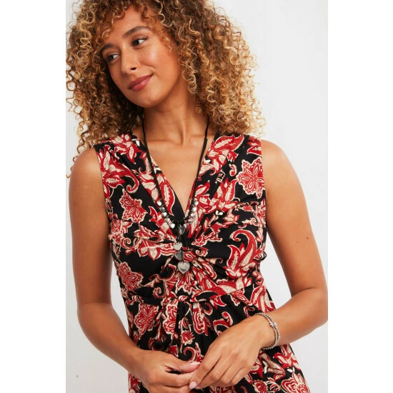 Joe Browns Heidi Jersey Knot Front Dress For Female 7 Joe Browns Heidi Jersey Knot Front Dress For Female - Image 5