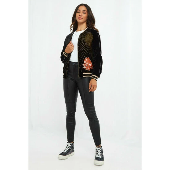 Joe Browns Enchanting Embroidered Boutique Bomber Jacket For Female 3 Joe Browns Enchanting Embroidered Boutique Bomber Jacket For Female