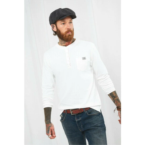 Joe Browns Plain And Simple Henley Top For Male 6 Joe Browns Plain And Simple Henley Top For Male - Image 5