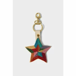 Joe Browns Hand Beaded Star Keyring For Female