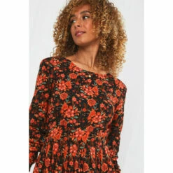 Joe Browns Autumnal Floral Balloon Sleeve Dress For Female -Joe Browns Shop unnamed file 2406