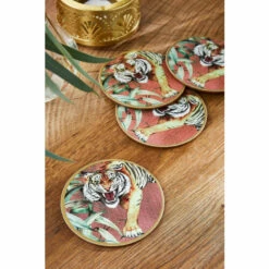 Joe Browns Set Of 4 Ferocious Tiger Coasters For Unisex