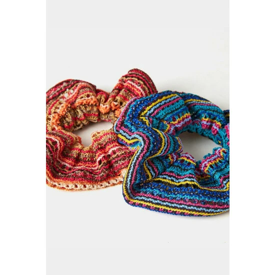 Joe Browns Funky Hair Scrunchies 2 Pack For Female 5 Joe Browns Funky Hair Scrunchies 2 Pack For Female - Image 3