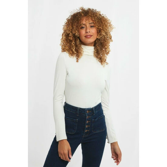 Joe Browns Basic High Roll Neck Long Sleeve Top For Female 10 Joe Browns Basic High Roll Neck Long Sleeve Top For Female - Image 8