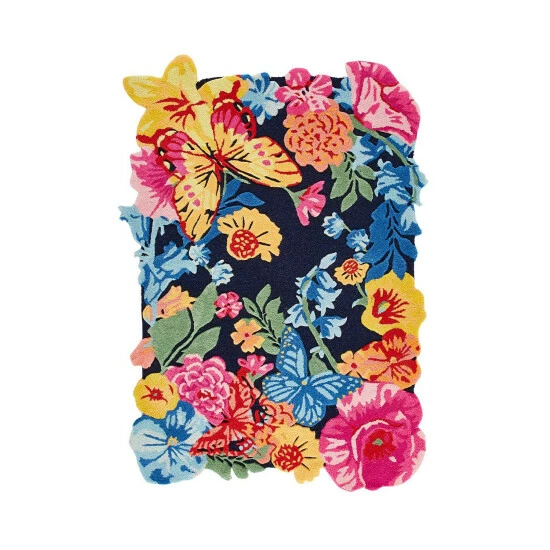 Joe Browns Vibrant Floral Shaped Rug For Unisex 4 Joe Browns Vibrant Floral Shaped Rug For Unisex - Image 2