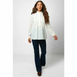 Joe Browns Victoriana Vintage Lace Blouse White For Female