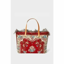 Joe Browns Floral Print Tasselled Carpet Bag For Female