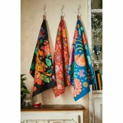 Joe Browns Set Of 3 Folk Floral Tea Towels For Unisex