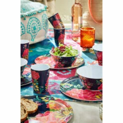 Joe Browns Set Of 4 Vibrant Melamine Picnic Dinner Plates For Unisex