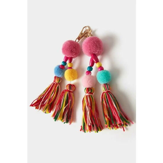 Joe Browns Boho Pom Pom Key Charms For Female 4 Joe Browns Boho Pom Pom Key Charms For Female - Image 2