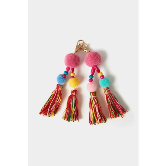 Joe Browns Boho Pom Pom Key Charms For Female 5 Joe Browns Boho Pom Pom Key Charms For Female - Image 3