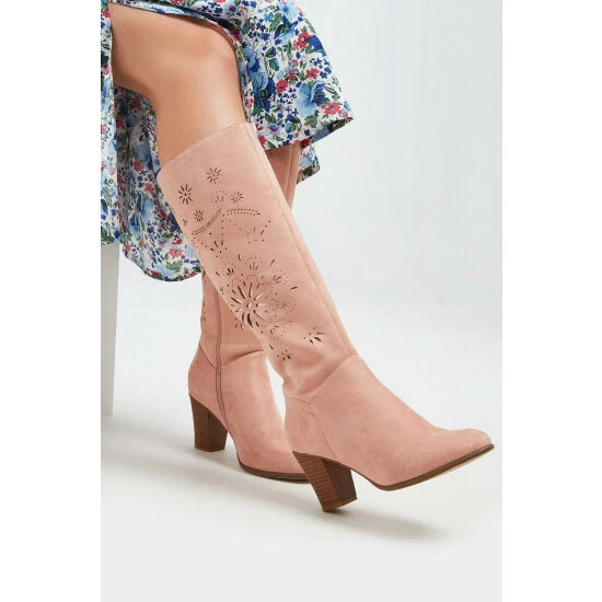 Joe Browns Pearl River Laser Cut Boots For Female 4 Joe Browns Pearl River Laser Cut Boots For Female - Image 2