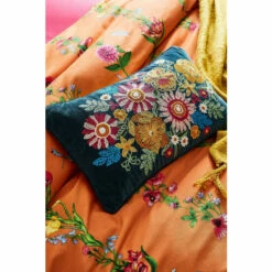 Joe Browns Colourful Crewel Work Cushion For Unisex