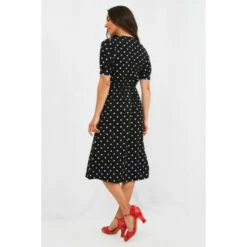 Joe Browns Vintage V Neck Polka Dot Dress For Female -Joe Browns Shop unnamed file 365