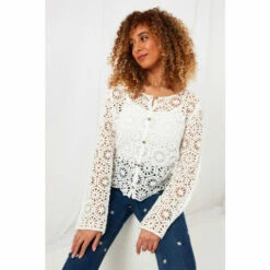 Joe Browns Sweet And Simple Crochet Cardigan For Female
