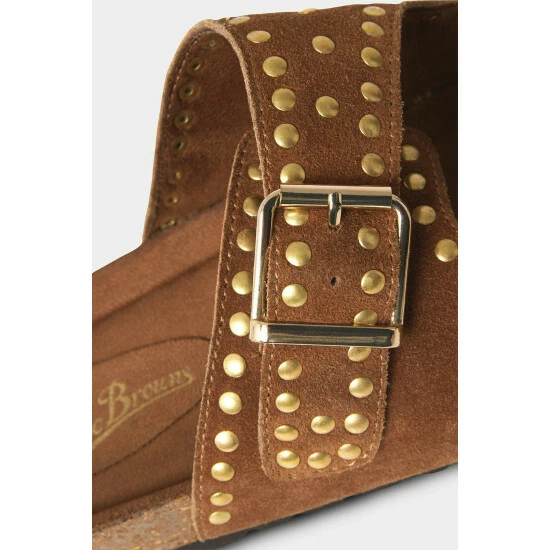Joe Browns Feeling Free Suede Studded Sandals For Female 6 Joe Browns Feeling Free Suede Studded Sandals For Female - Image 4