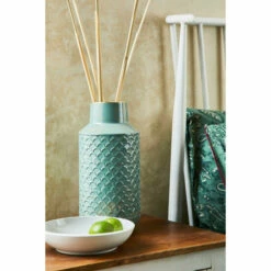 Joe Browns Serene Green Metal Vase For Unisex