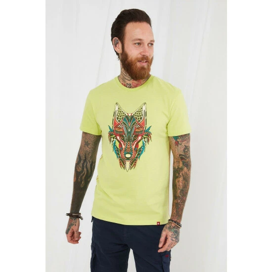 Joe Browns Geo Wolf Tee For Male 3 Joe Browns Geo Wolf Tee For Male