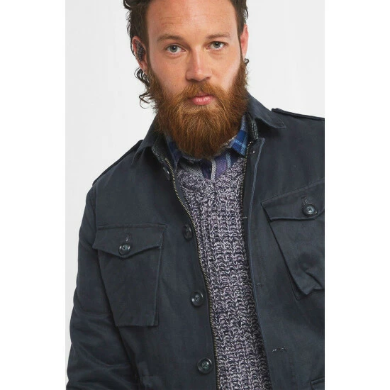 Joe Browns Waxed 4 Pocket Button Up Jacket For Male 7 Joe Browns Waxed 4 Pocket Button Up Jacket For Male - Image 5