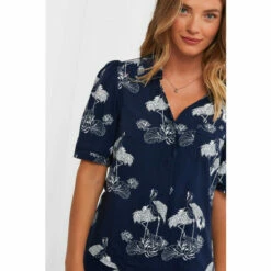 Joe Browns Intriguing Crane Boutique PJ Top For Female -Joe Browns Shop unnamed file 4180