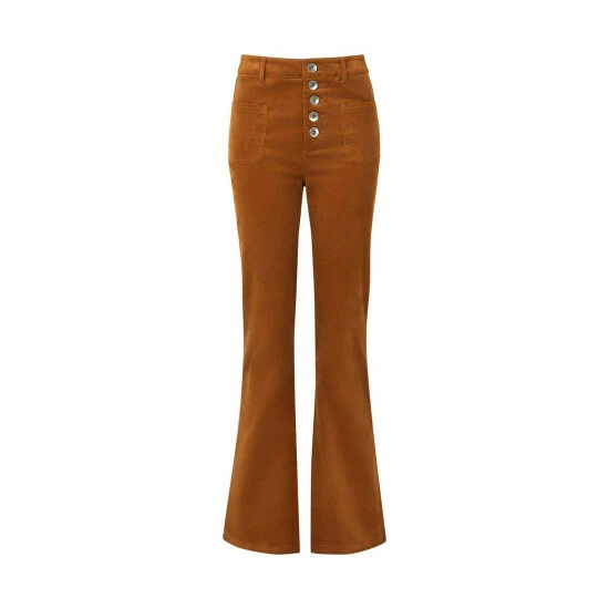Joe Browns Retro Button Up Flared Cords For Female 4 Joe Browns Retro Button Up Flared Cords For Female - Image 2