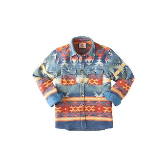 Joe Browns Pastel Aztec Style Thick Over Shirt For Male 4 Joe Browns Pastel Aztec Style Thick Over Shirt For Male - Image 2