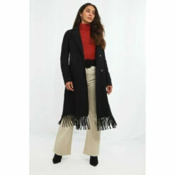 Joe Browns Fringed Hem Longline Coat For Female -Joe Browns Shop unnamed file 4545