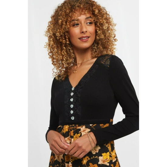 Joe Browns Flattering Autumn Florals Tunic For Female 6 Joe Browns Flattering Autumn Florals Tunic For Female - Image 4