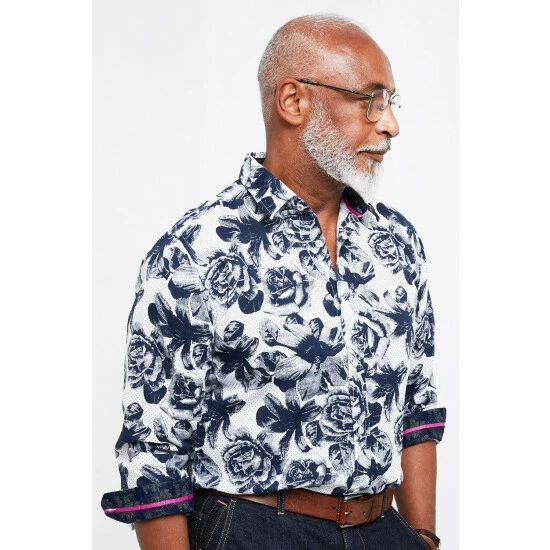 Joe Browns Funky Floral Shirt For Male 7 Joe Browns Funky Floral Shirt For Male - Image 5