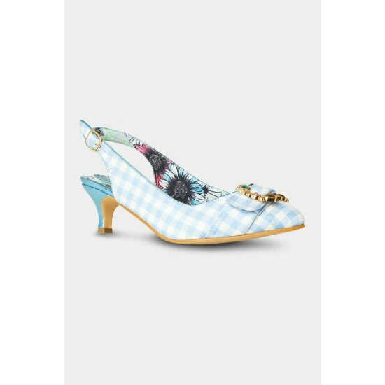 Joe Browns Gingham Heeled Buckle Shoes For Female 5 Joe Browns Gingham Heeled Buckle Shoes For Female - Image 3