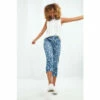 Joe Browns Daisy Floral Crop Denim Jeans For Female