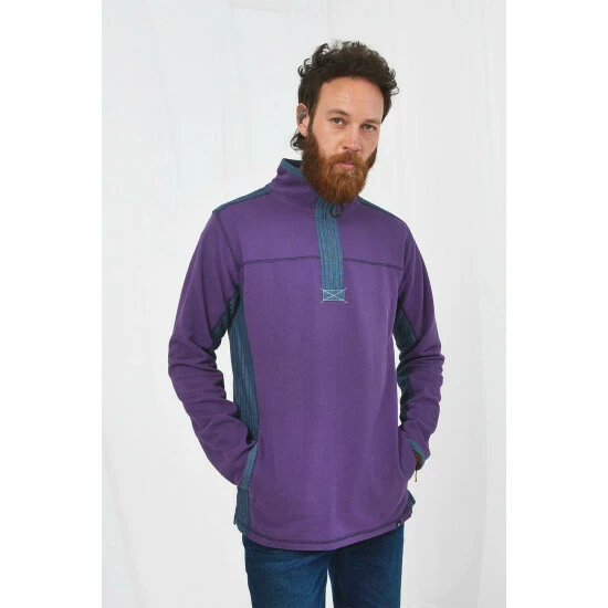 Joe Browns Quarter Zip Funnel Sweatshirt For Male 8 Joe Browns Quarter Zip Funnel Sweatshirt For Male - Image 6