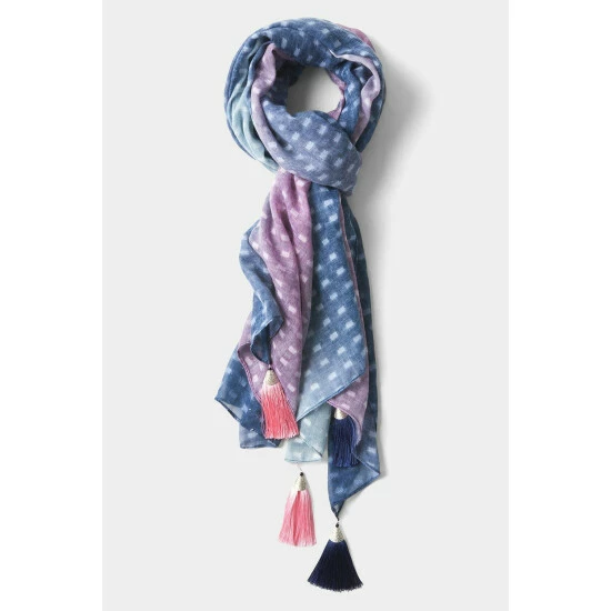Joe Browns Roma Ombre Tassel Scarf For Female 4 Joe Browns Roma Ombre Tassel Scarf For Female - Image 2