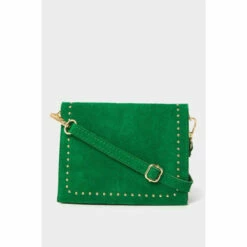 Joe Browns Green Suede Cross Body Bag For Female