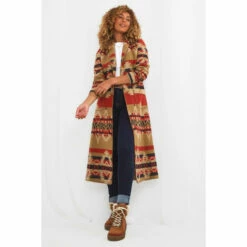 Joe Browns Aztec Style Long Lightweight Coat For Female -Joe Browns Shop unnamed file 975